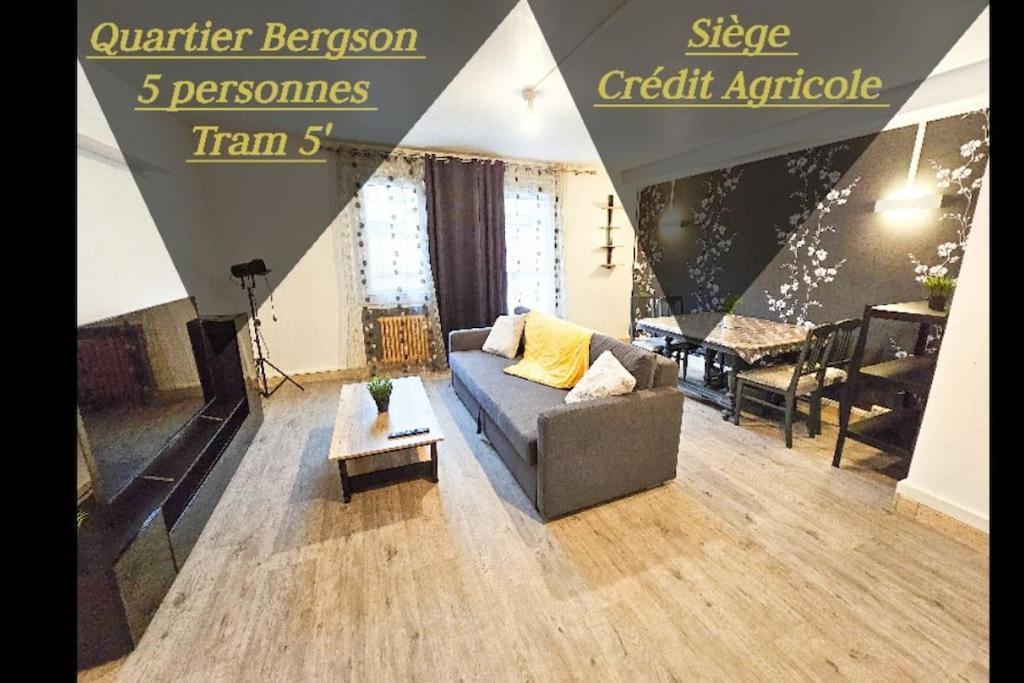 Le Bergson 3 Chambres Stationnement Gratuit Saint-Etienne  Ngoại thất bức ảnh